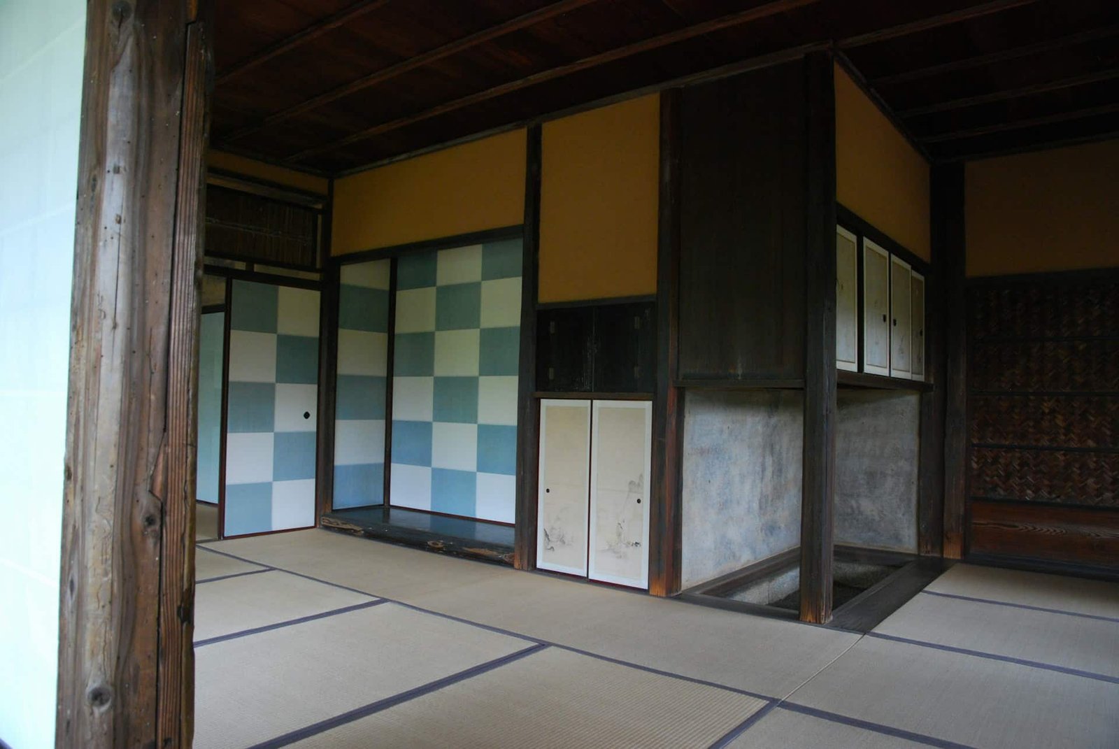 Empty room in a Japanese Akiya home